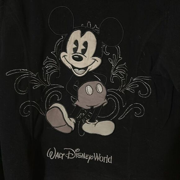 Disney parks fleece zippered Mickey Mouse Jacket XL - Picture 2 of 7
